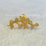 Minibarbell Prata 925 Ramo Zircônias - Imagem 4