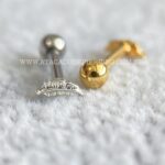 Minibarbell Prata 925 Pena - Imagem 3