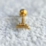 Minibarbell Prata 925 Pena - Imagem 2
