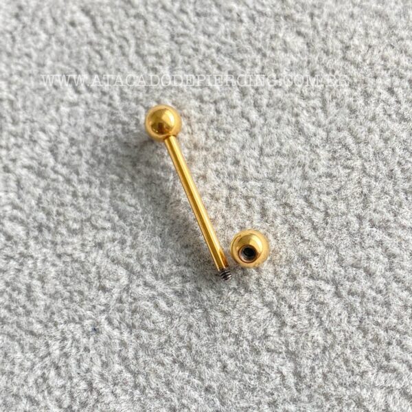 Minibarbell Reto Titânio - Imagem 7