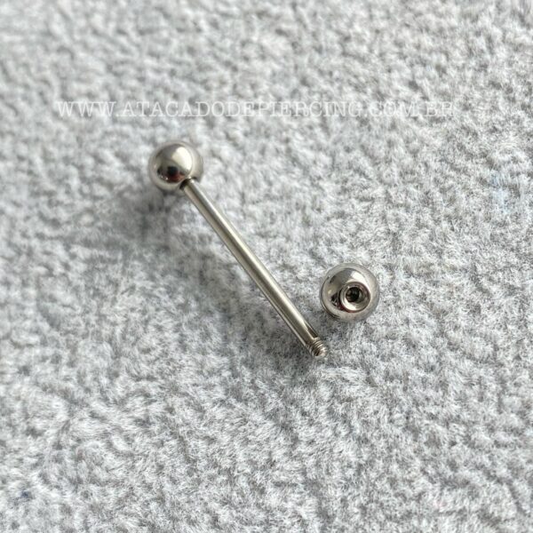 Minibarbell Reto Titânio - Imagem 6