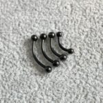 Minibarbell Curvo Aço 316L - Imagem 4