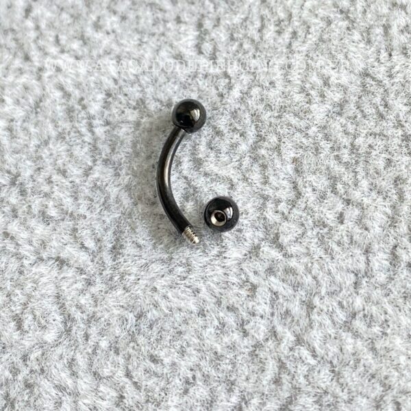 Minibarbell Curvo Aço 316L - Imagem 7