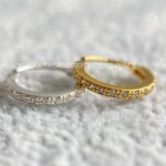 Argola Prata 925 Cravejada Zircônias - Imagem 3