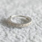 Argola Prata 925 Cravejada Zircônias - Imagem 2