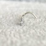 Nostril Aço Zircônia Branca - Imagem 3