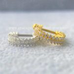 Argola Prata 925 Zircônias - Imagem 5