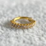 Argola Prata 925 Zircônias - Imagem 4