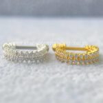 Argola Prata 925 Zircônias