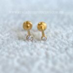 Labret Titânio Push Pin Zircônia - Imagem 2