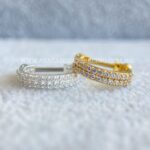 Argola Prata 925 Zircônias - Imagem 2