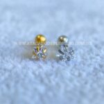 Minibarbell Aço Zircônia Estrela