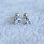 Minibarbell Aço Zircônia Coração - Imagem 3
