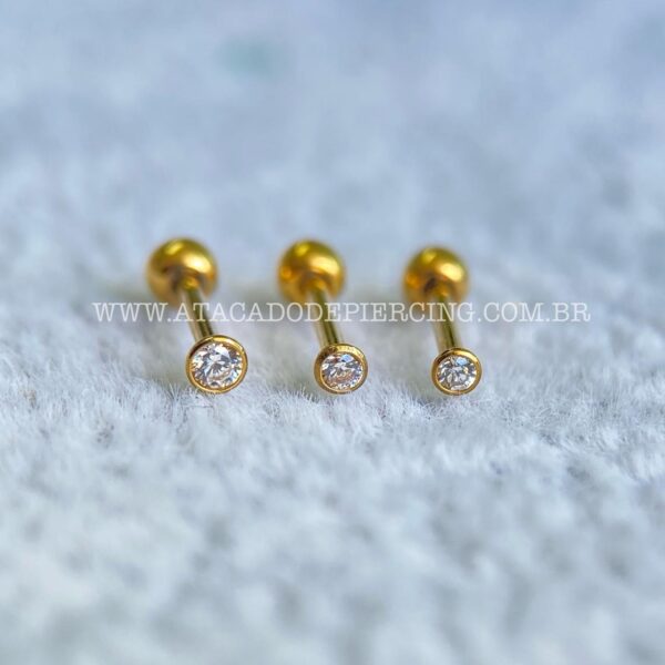 Minibarbell Titânio Australiano Zircônia - Imagem 2