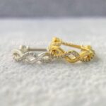 Argola Prata 925 Zircônias - Imagem 2