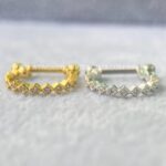 Argola Prata 925 Zircônias