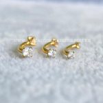 Minibarbell Curvo Aço 316L Rosca Interna Zircônia - Imagem 5