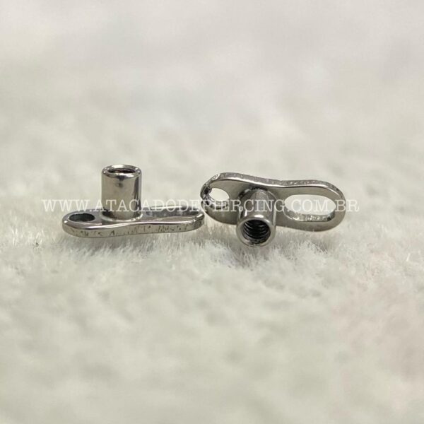 Base Para Piercing Microdermal Titânio - Imagem 1