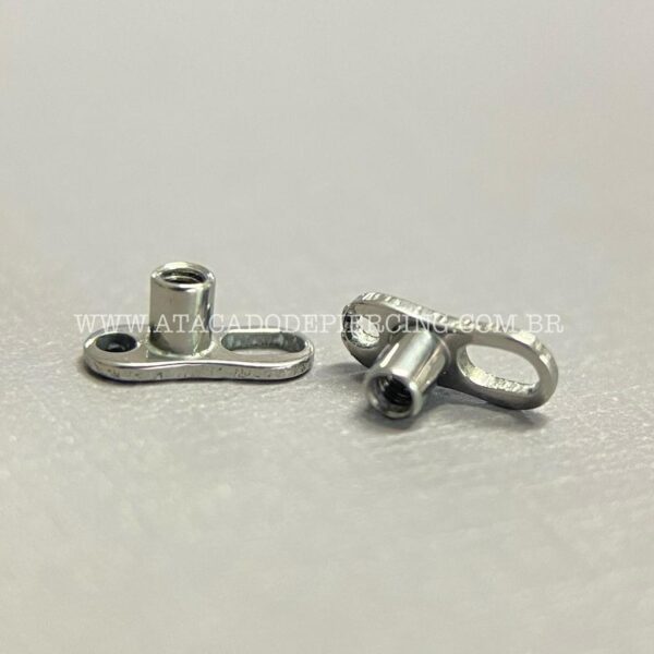 Base Para Piercing Microdermal Titânio - Imagem 2