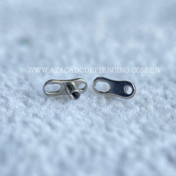 Base Para Piercing Microdermal Titânio - Imagem 2