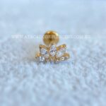 Labret Rosca Interna Titânio Cluster Zircônias - Imagem 3