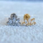 Labret Rosca Interna Titânio Cluster Zircônias