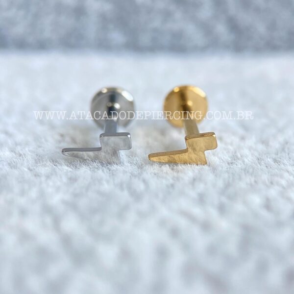 Labret Aço Rosca Interna Raio - Imagem 1