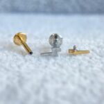 Labret Aço Rosca Interna Raio - Imagem 2