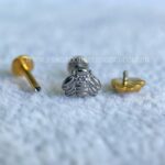 Labret Titânio Rosca Interna Abelha - Imagem 3