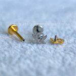 Labret Titânio Rosca Interna Fantasminha - Imagem 3