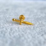 Labret Titânio Rosca Interna Adaga - Imagem 2