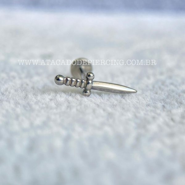 Labret Titânio Rosca Interna Adaga - Imagem 3
