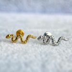 Labret Rosca Interna Titânio Cobra