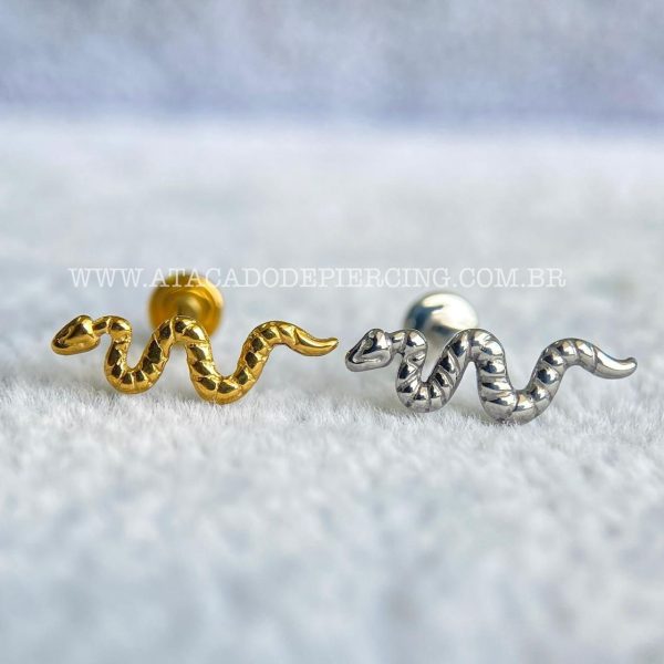 Labret Rosca Interna Titânio Cobra - Imagem 1