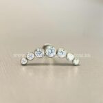 Labret Rosca Interna Titânio Cluster Zircônias - Imagem 4