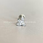 Labret Rosca Interna Titânio Zircônias - Imagem 3