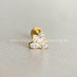 Labret Rosca Interna Titânio Zircônias - Imagem 4