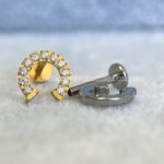 Labret Rosca Interna Titânio Ferradura Zircônias - Imagem 2
