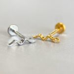 Labret Rosca Interna Titânio Cobra Zircônia - Imagem 2