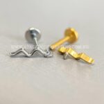 Labret Rosca Interna Titânio Cobra Zircônia - Imagem 3