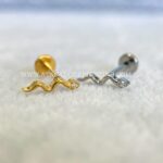 Labret Rosca Interna Titânio Cobra Zircônia