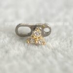 Kit Microdermal Titânio Topo Ouro 18K Trinity Zircônias - Imagem 2