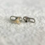 Kit Microdermal Titânio Topo Ouro 18K Trinity Zircônias