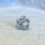 Labret Aço Rosca Interna Zircônias - Imagem 2