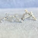 Minibarbell Prata 925 Ramo Zircônias