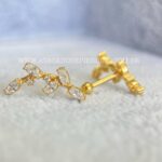 Minibarbell Prata 925 Ramo Zircônias - Imagem 6
