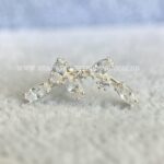 Minibarbell Prata 925 Ramo Zircônias - Imagem 2