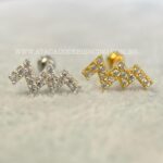 Minibarbell Prata 925 Zircônias