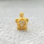 Minibarbell Prata 925 Tartaruga Zircônias - Imagem 4