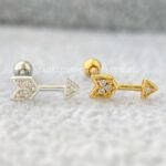 Minibarbell Prata 925 Flecha Zircônias